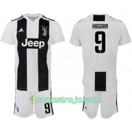 Billiga Fotbollströjor Juventus Higuain 9 Barn Hemma tröja 2018/19 Kortärmad